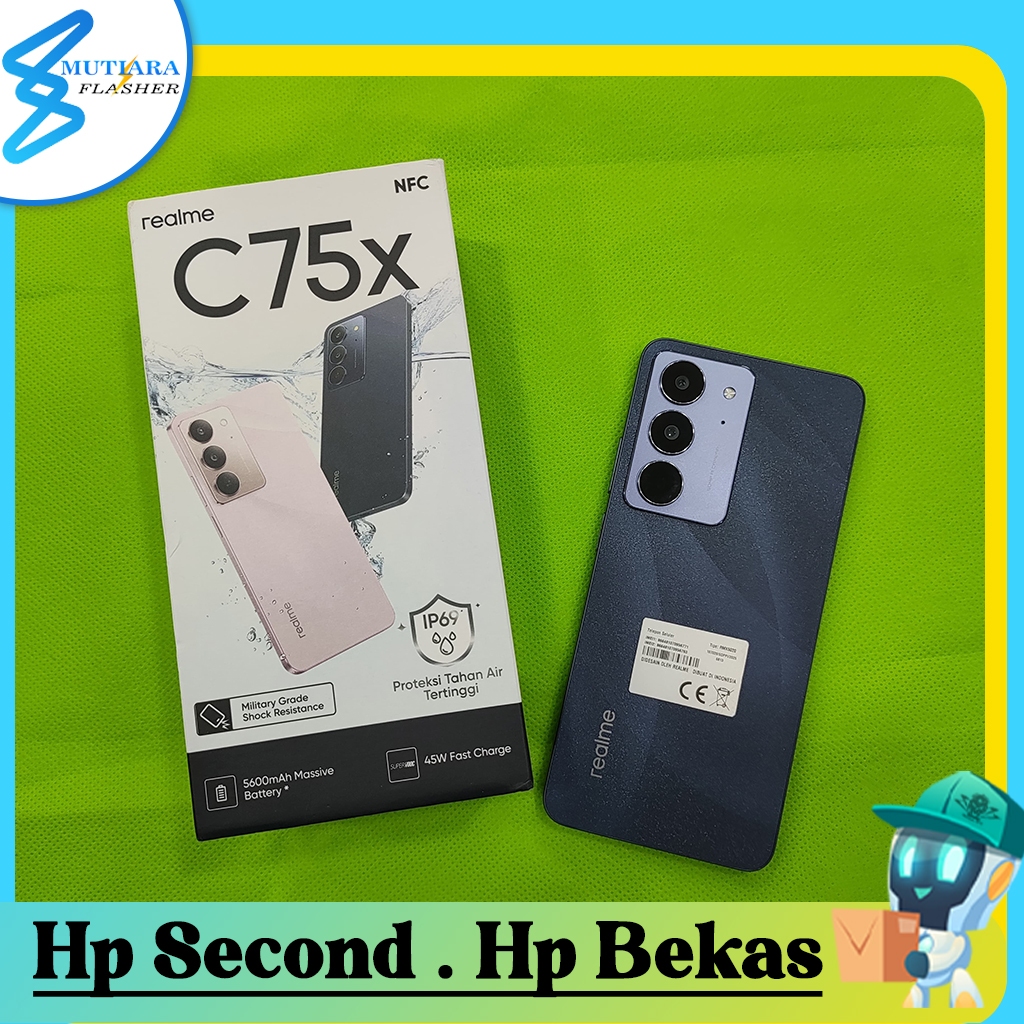 Realme C75x Ram 8GB Rom 128GB Second Original
