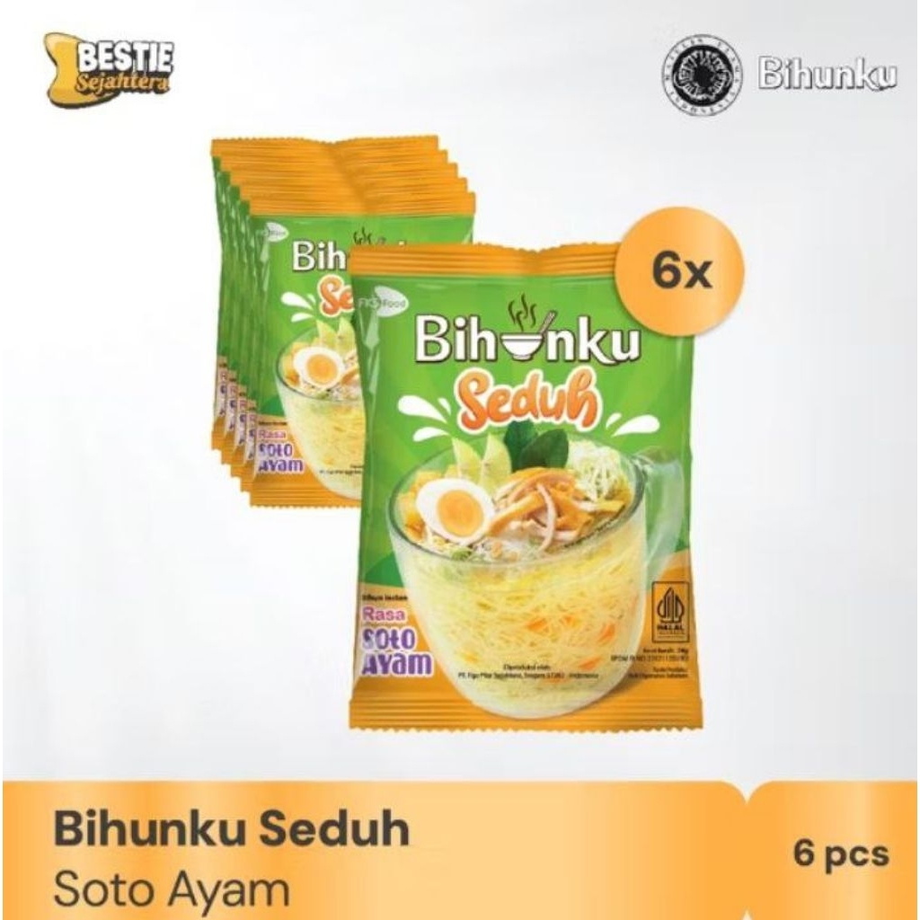

Paket Bundling - Bihunku Instant - Seduh Soto - 24gr - 6pcs