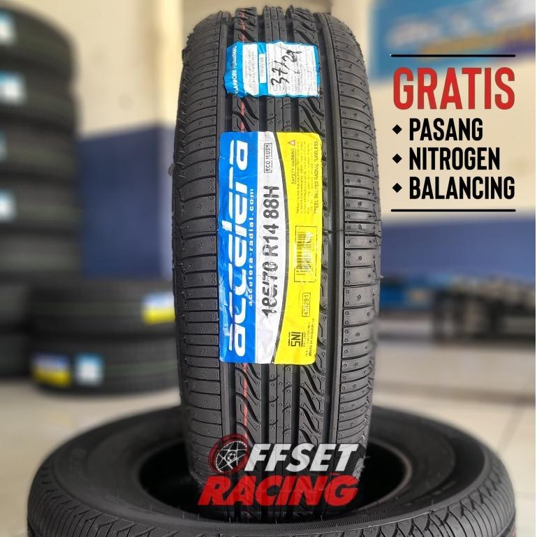 Ban Standar Avanza R14 ACCELERA ECO PLUSH Ban 185 70 R14 Gratis Pasang