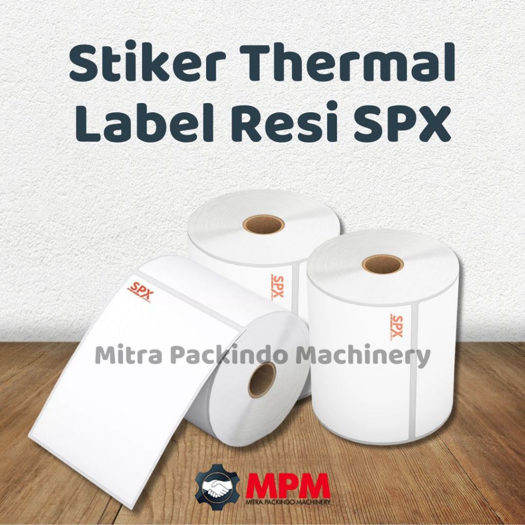 

Kertas Label Olshop / Thermal SPX Printer Resi Ukuran 120mm 150mm
