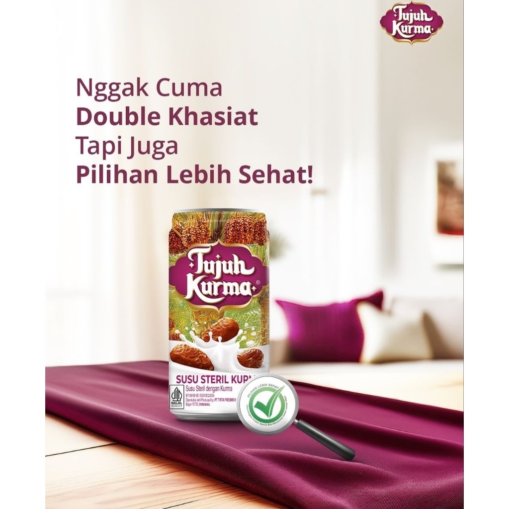 

Susu Steril 7kurma 189ml