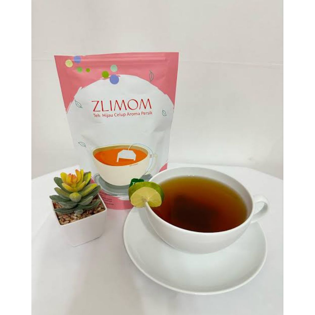 

Zlimom Teh Hijau Celup Aroma Persik 30Kantong Teh Opsimom