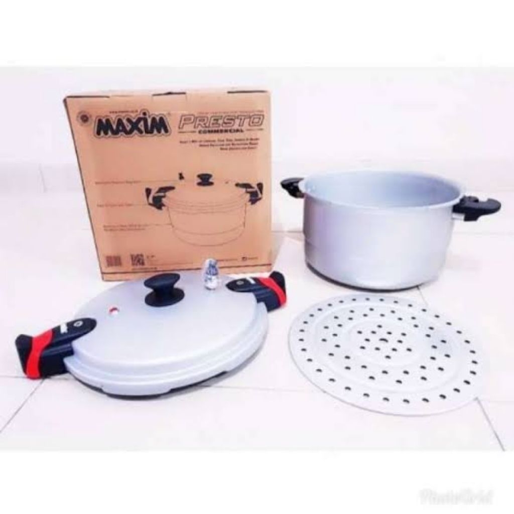 Presto Maxim 12 Liter Pressure Cooker Maxim 12L Presto Alumunium Kapasitas Besar Maxim