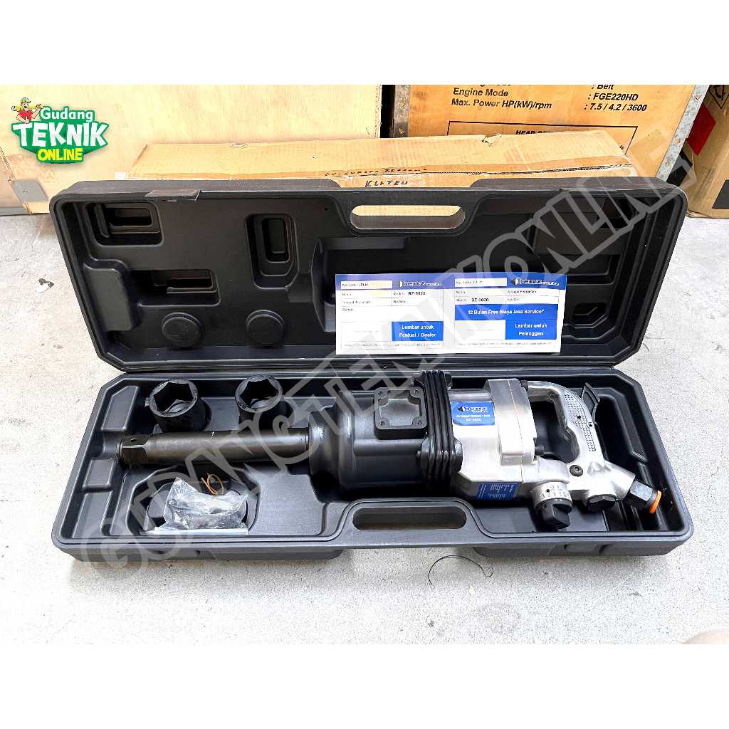 BENZ Air Impact Wrench 1" BENZ BZ5820 WERKZ Twin Hammer / Bor Impact Impek Pembuka Buka Baut Pengenc