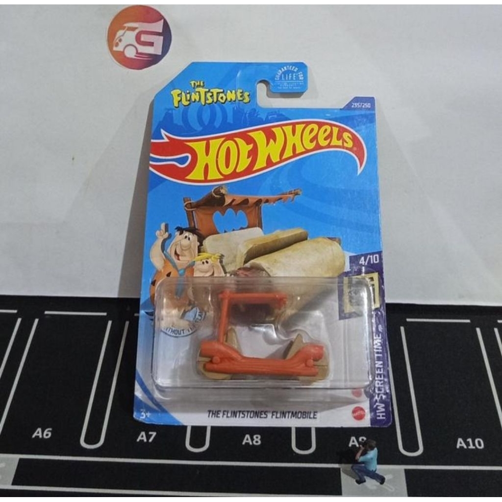 Hot wheels flintstone flintmobile hw screen time