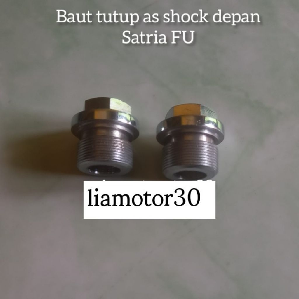 Baut tutup as shock depan Satria FU sepasang