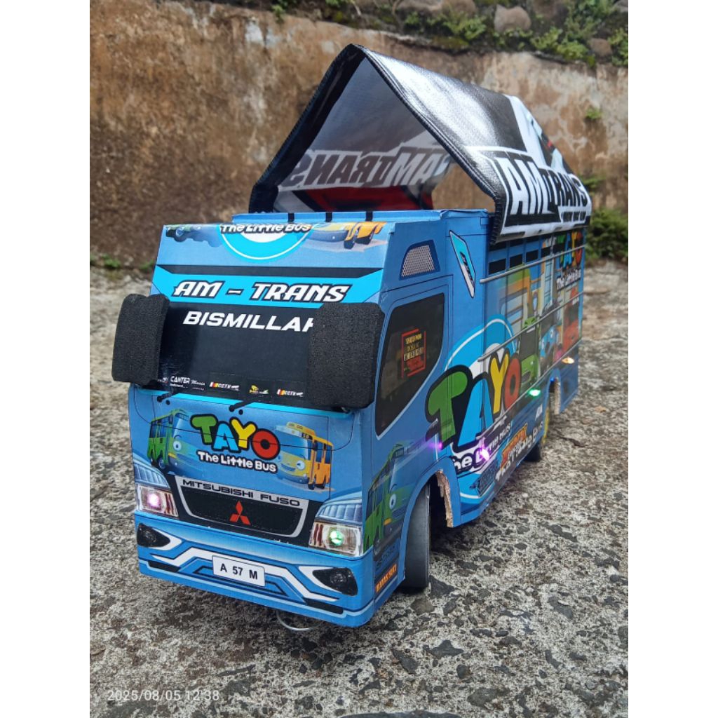 miniatur Tayo truck oleng