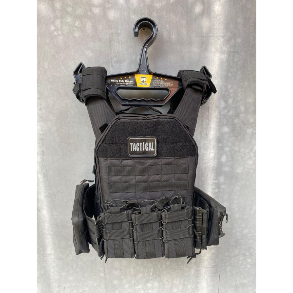 body vest tactical blackmamba / bodyvest tactical hitam