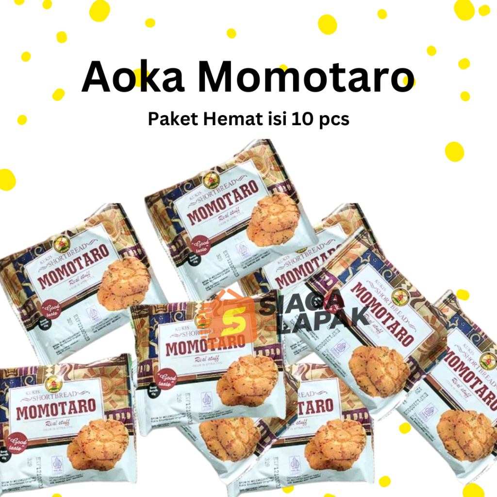 

PAKET 10 PCS Kukis Aoka Momotaro Biskuit Shortbeard Cookies [BELI BANYAK LEBIH MURAH]
