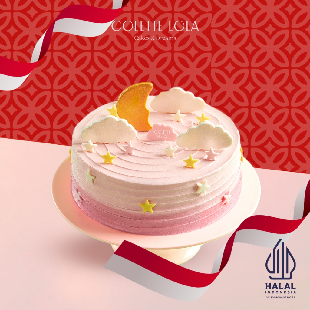

Kue / Cake Colette Lola Twinkle Little Star Pink - Round 20cm