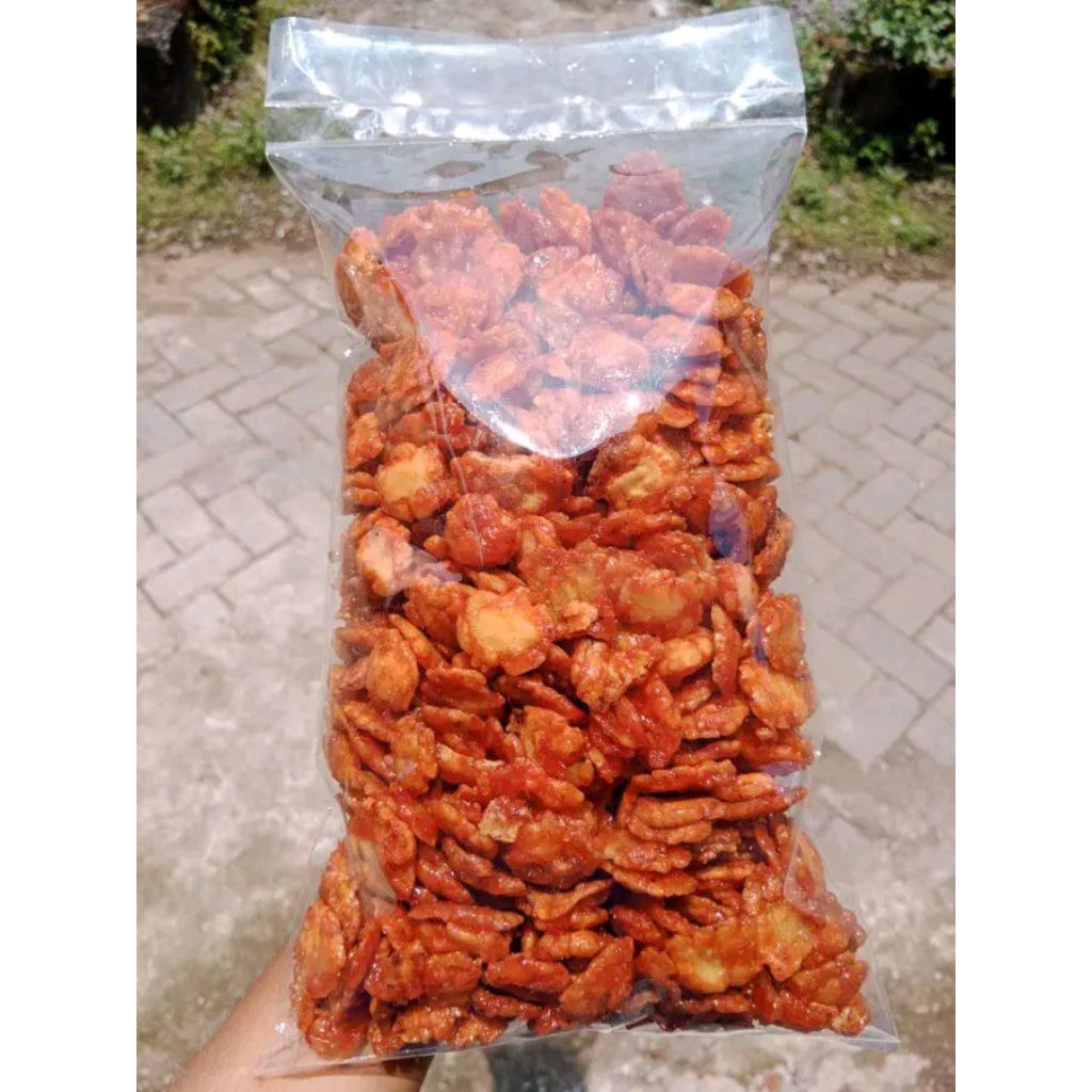 

Emping mlinjo pedas manis / manis