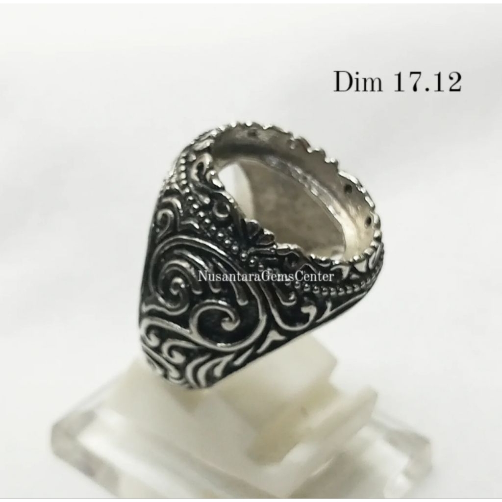 Cincin Emban Alpaka Custome Ukir