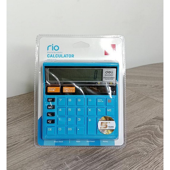 

[5036631] KALKULATOR E39231F BLUE DELI