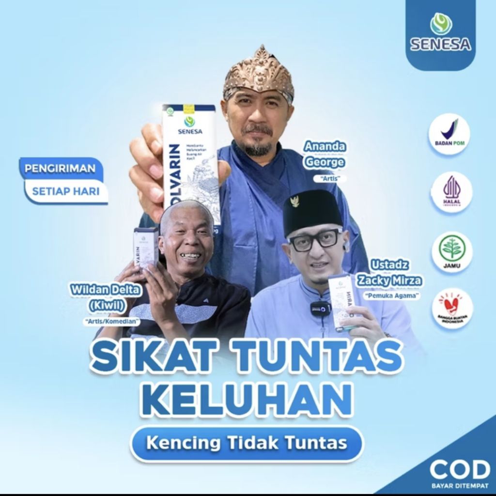 Senesa - Madu Solvarin - Membantu Melancarkan Buang Air Kecil