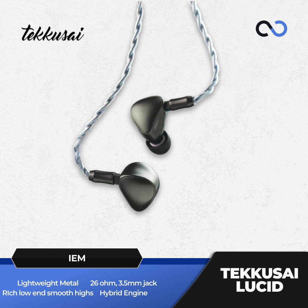 TEKKUSAI Lucid IEM 8mm Hybrid Quad-Driver Balanced In-Ear Monitor / Earphones