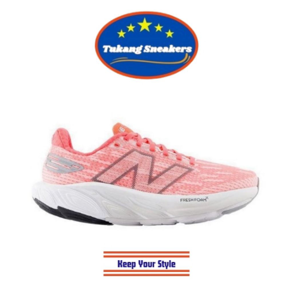 Sepatu Lari Pria New Balance Fresh Foam X Balos v1 Orange NEWMBALCE1