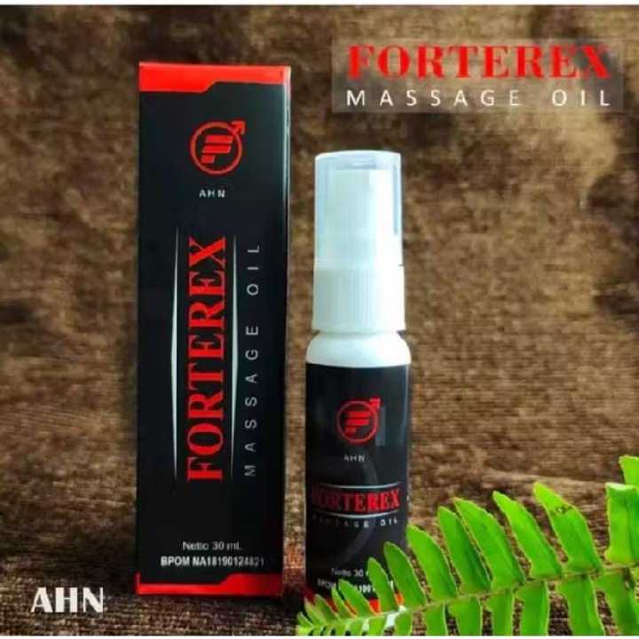 FORTEREX MASSAGE OIL pembesar vita pria 100% original herbal alami