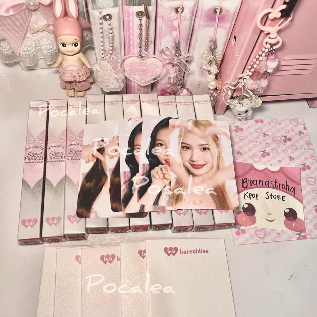 [ SHARING ] PC OFFICIAL HEARTS2HEARTS H2H Barenbliss Photocard Lipcerin Carmen Yuha Juun Ian bnb Jiw