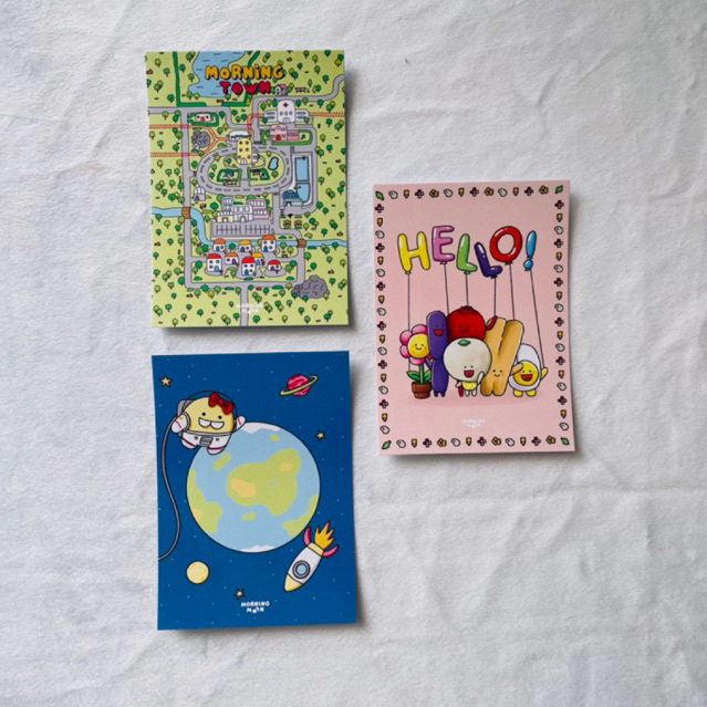 

Kartu Pos Mini Morning Moon (Mini Postcard)