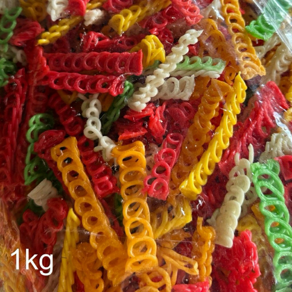 

1kg Kerupuk rantai kerupuk kepang seblak