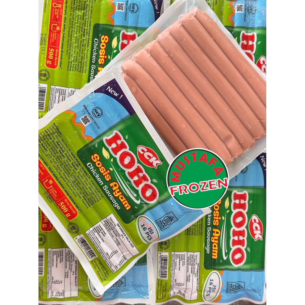 

HoHO Sosis Ayam 500gr (16 pcs)