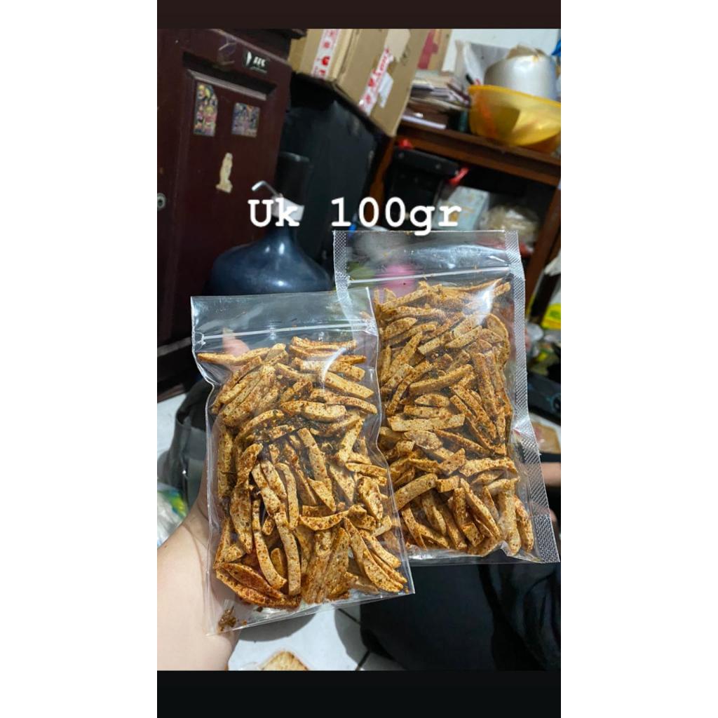 

KERIPIK BASRENG PEDAS ASIN DAUN JERUK BASRENG KRISPI 100 GRAM