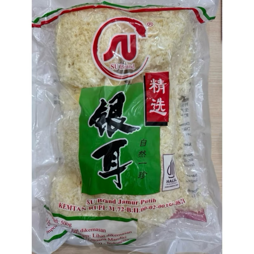 

600g PREMIUM Pek Bok Ni / Bai Mu Er / Jamur Putih / Jamur Salju - Kesehatan Paru Paru