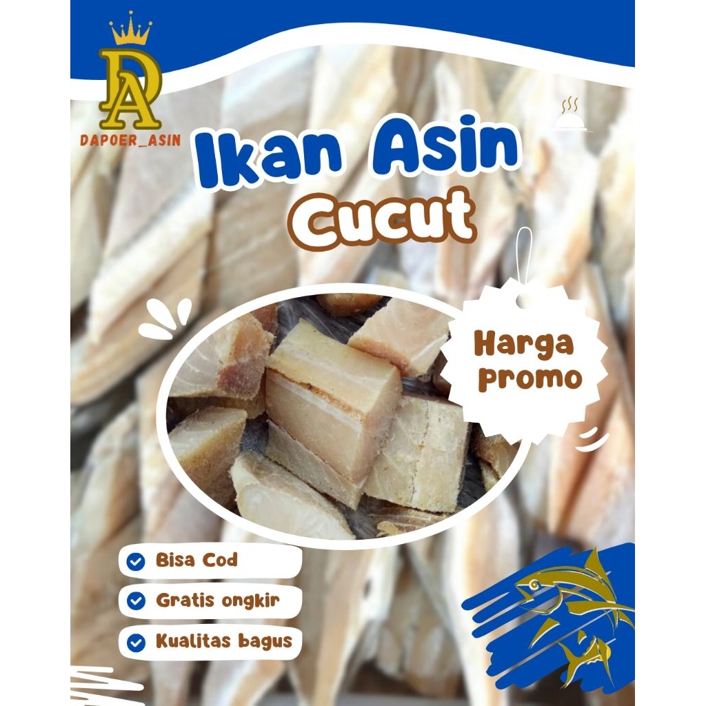 

IKAN ASIN CUCUT | Gurihnya mantap, cocok buat stok lauk harian!