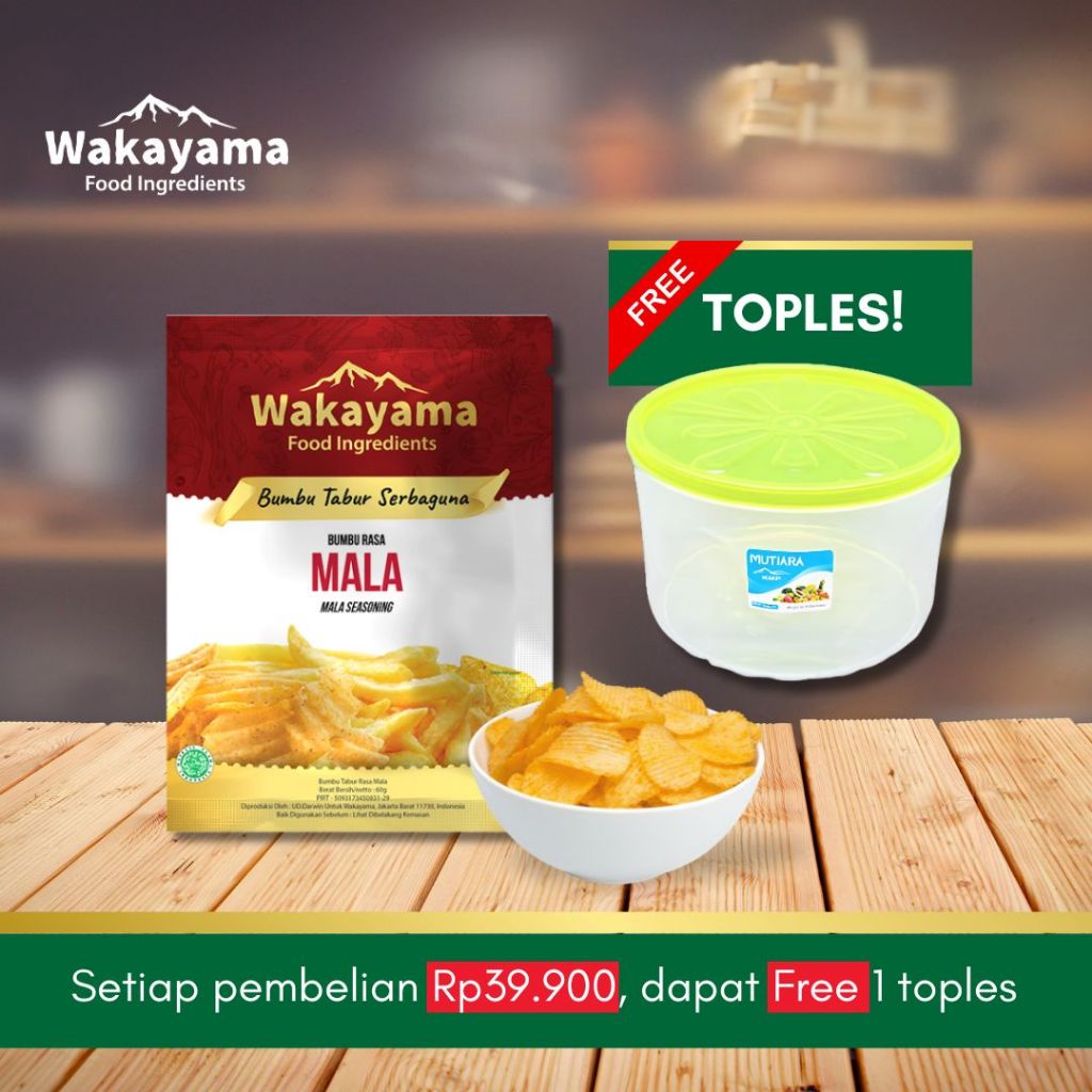 

Wakayama Bumbu Rasa Mala - 60g