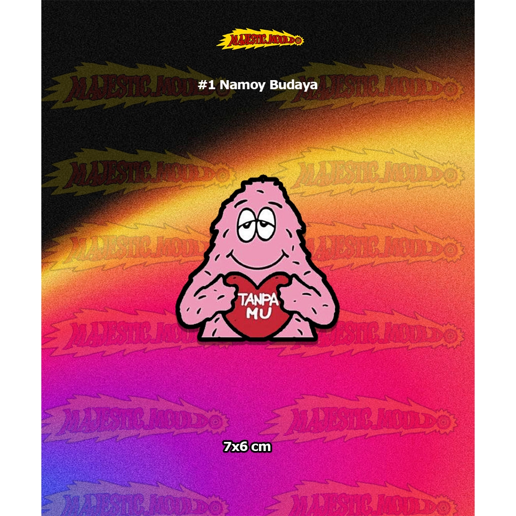 

#1 Namoy – Stiker Band Vinyl Glossy | Tahan Air & Luntur (Laptop/Helm/Tumbler/dan media lainnya)