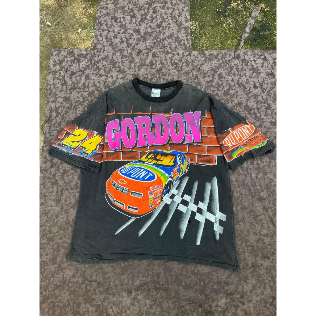 Nascar jef gordon dupont vintage tee AOP