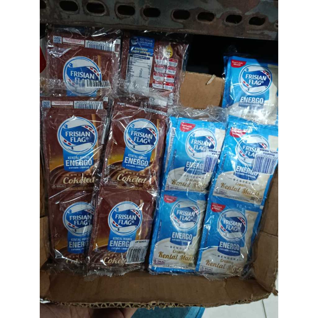 

Susu Kental Manis Sachet Frisian Flag Rencengan