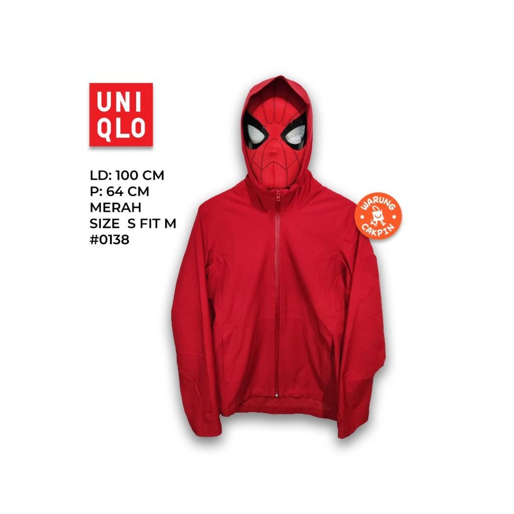 UNIQLO BLOCKTECH Jaket pria wanita size S fit M