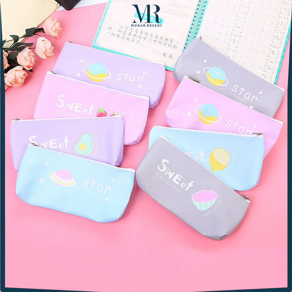 

EC Pencil Case FruitTempat Pensil Motif Buah Sweet Simple Perlengkapan Sekolah Anak Lucu / Tempat Penyimpanan Alat Tulis Pulpen MR A51