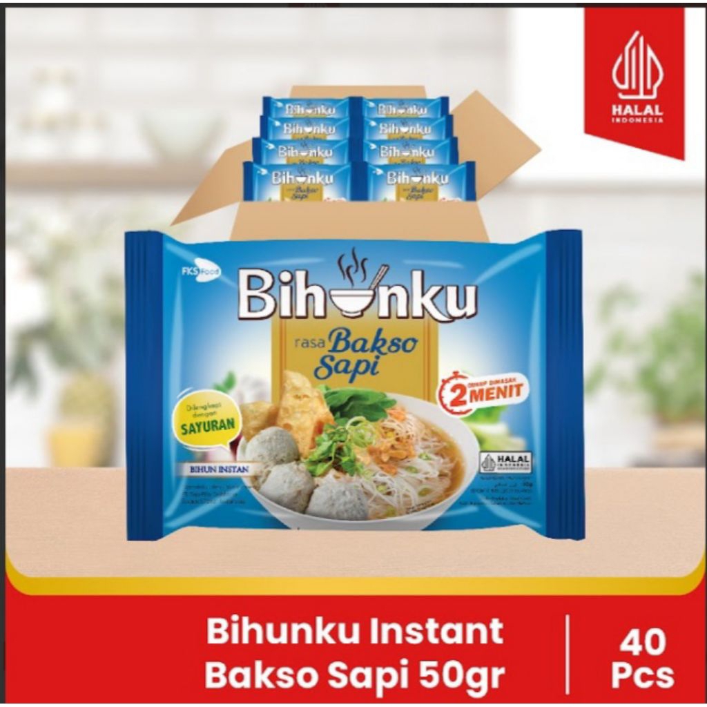 

Paket Bundling - Bihunku Instan - Bakso - 50gr - 12pcs