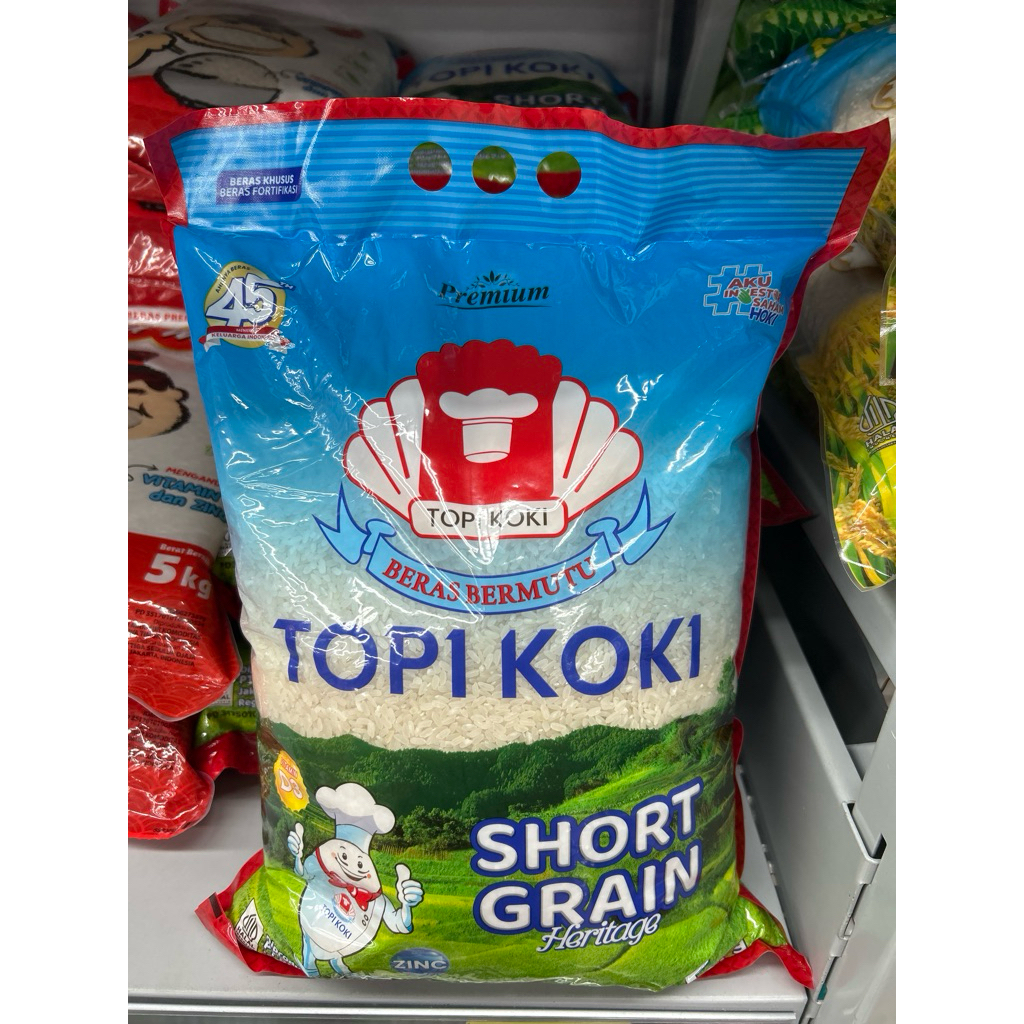 

TOPI KOKI beras Short Grain 5kg