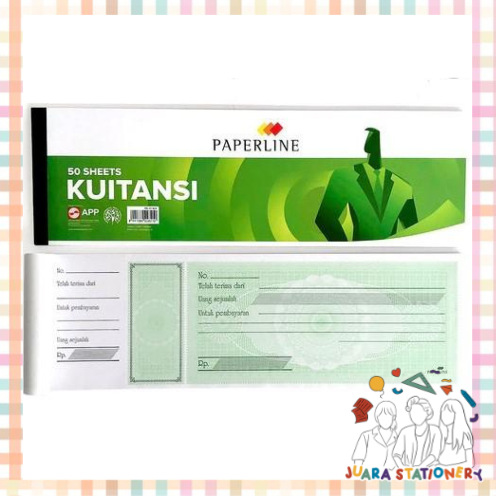 

(731) Kuitansi Paperline 50 lembar / Buku Kwitansi Besar Paperline isi 50 lembar
