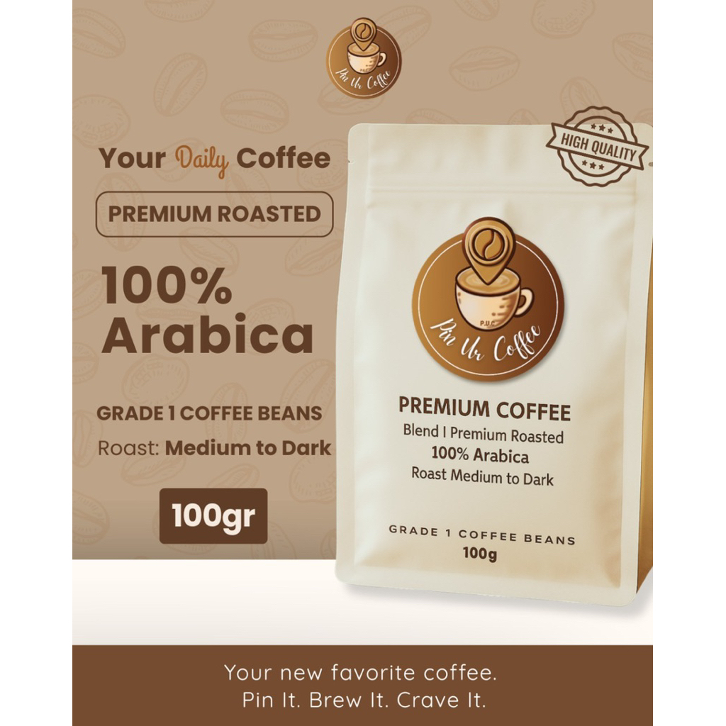 

PUC Premium Coffee (Grade 1) 100% Arabica 100gr