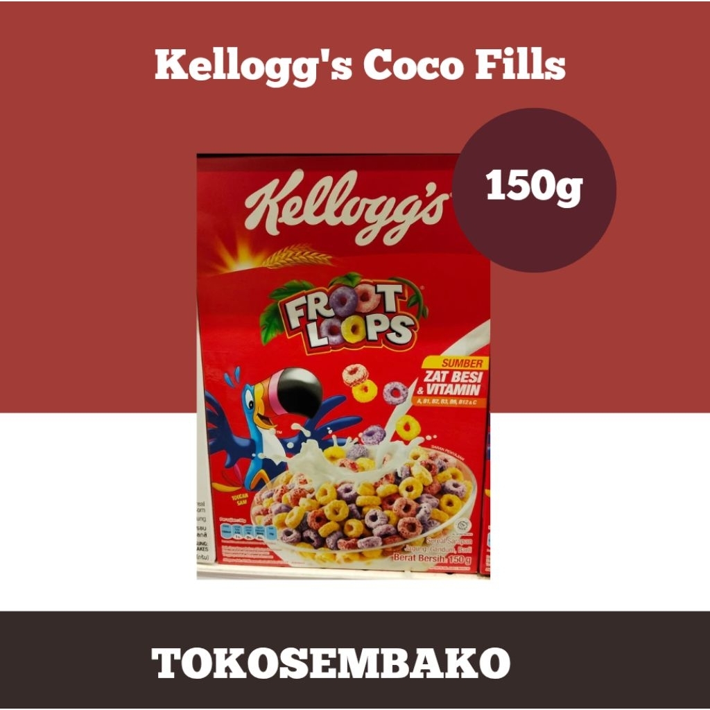 

Kellogg's Froot Loops, Corn Flakes, Coco Fills, Frosties