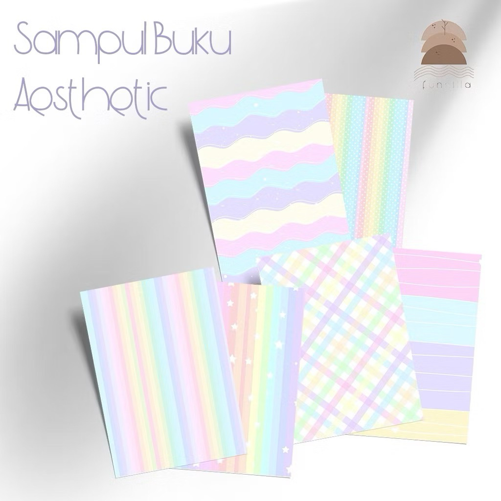 

RIBELL X FUNNILLA | Sampul buku aesthetic | sampul buku lucu | sampul buku sekolah | sampul buku motif rainbow