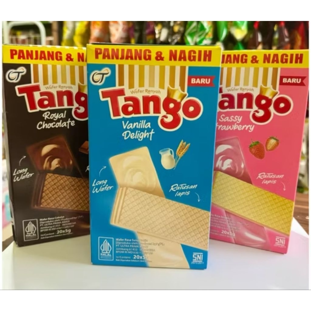 

Tango Royal Box 5gx20bks .Chocolate | Vanila | Strawberry.