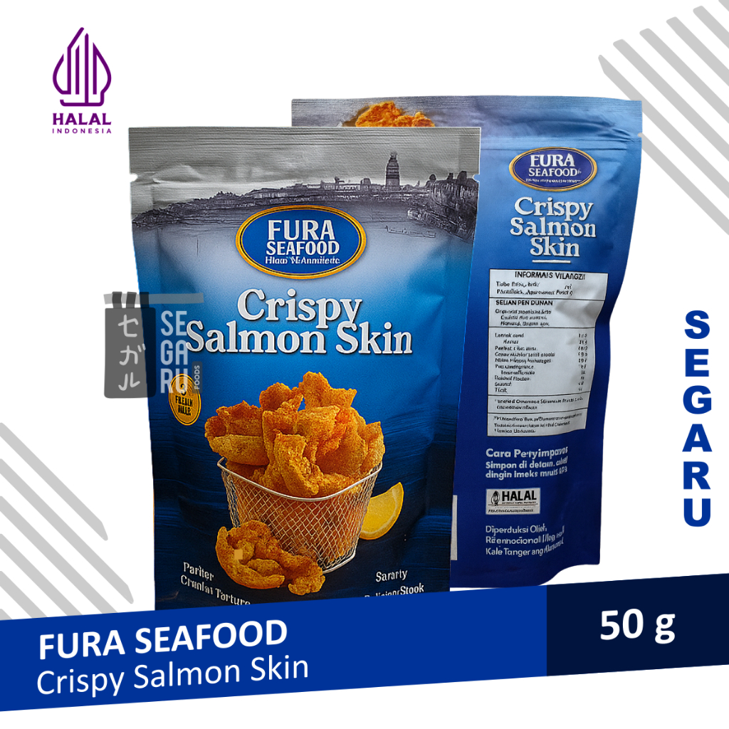 

Fura Seafood Crispy Salmon Skin Snack | Keripik Kulit Ikan Salmon