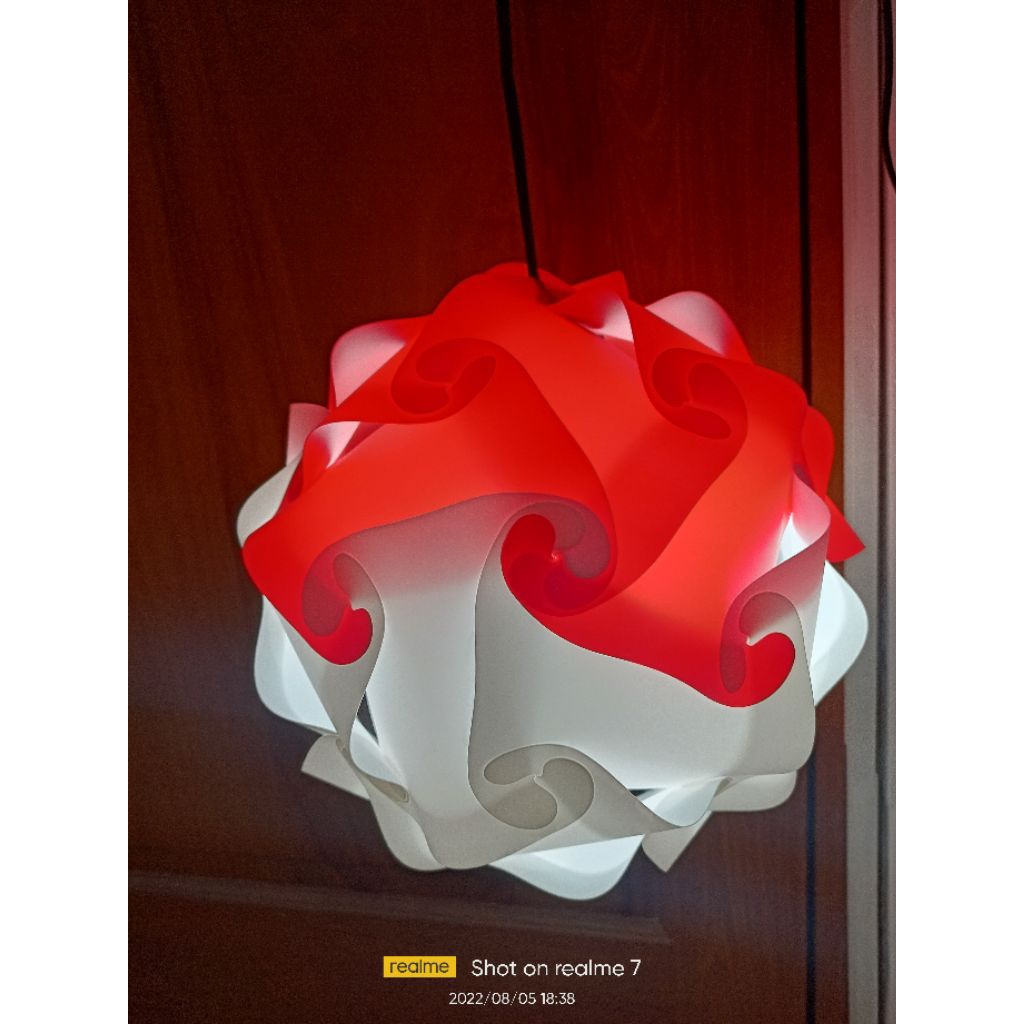 Lampu Merah Putih / Lampion Merah Putih / Lampu Lampion 17 Agustusan ( Besar)