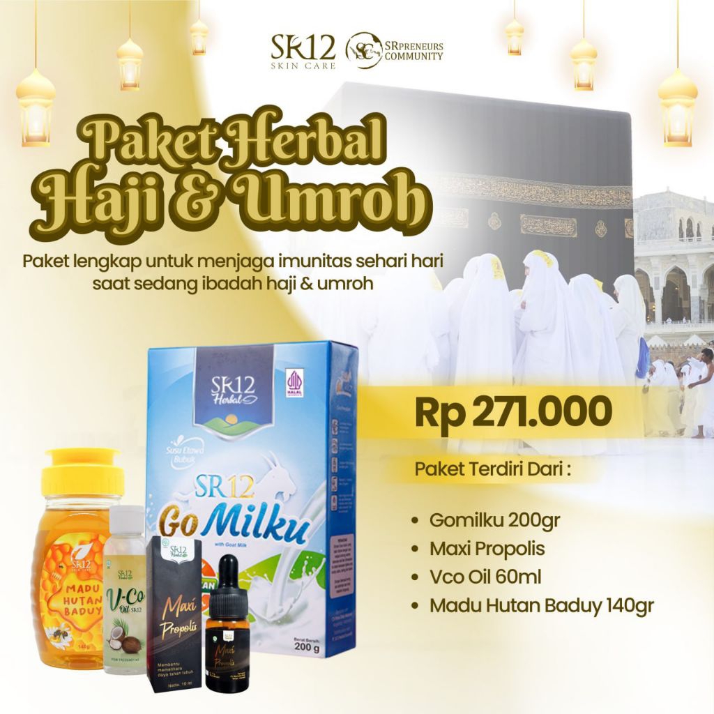 

Paket sehat herbal Haji & Umroh