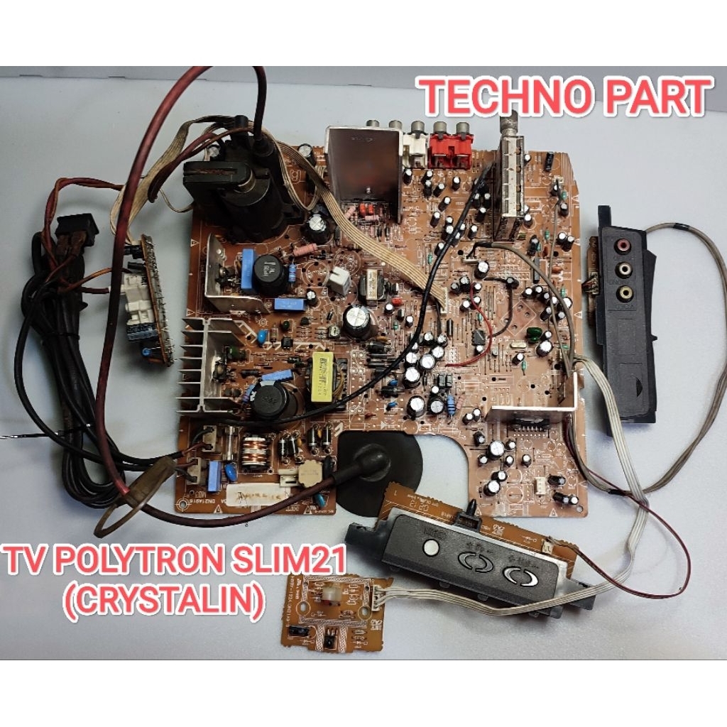 MESIN TV POLYTRON SLIM 21 CRYSTALIN