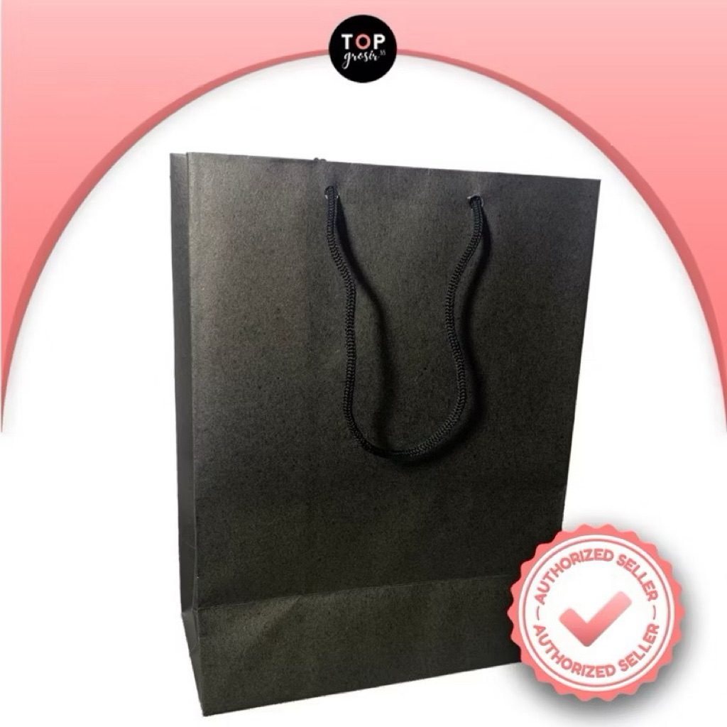 

(2 Pcs) Paper Bag Polos Hitam/Paper Bag Special For you