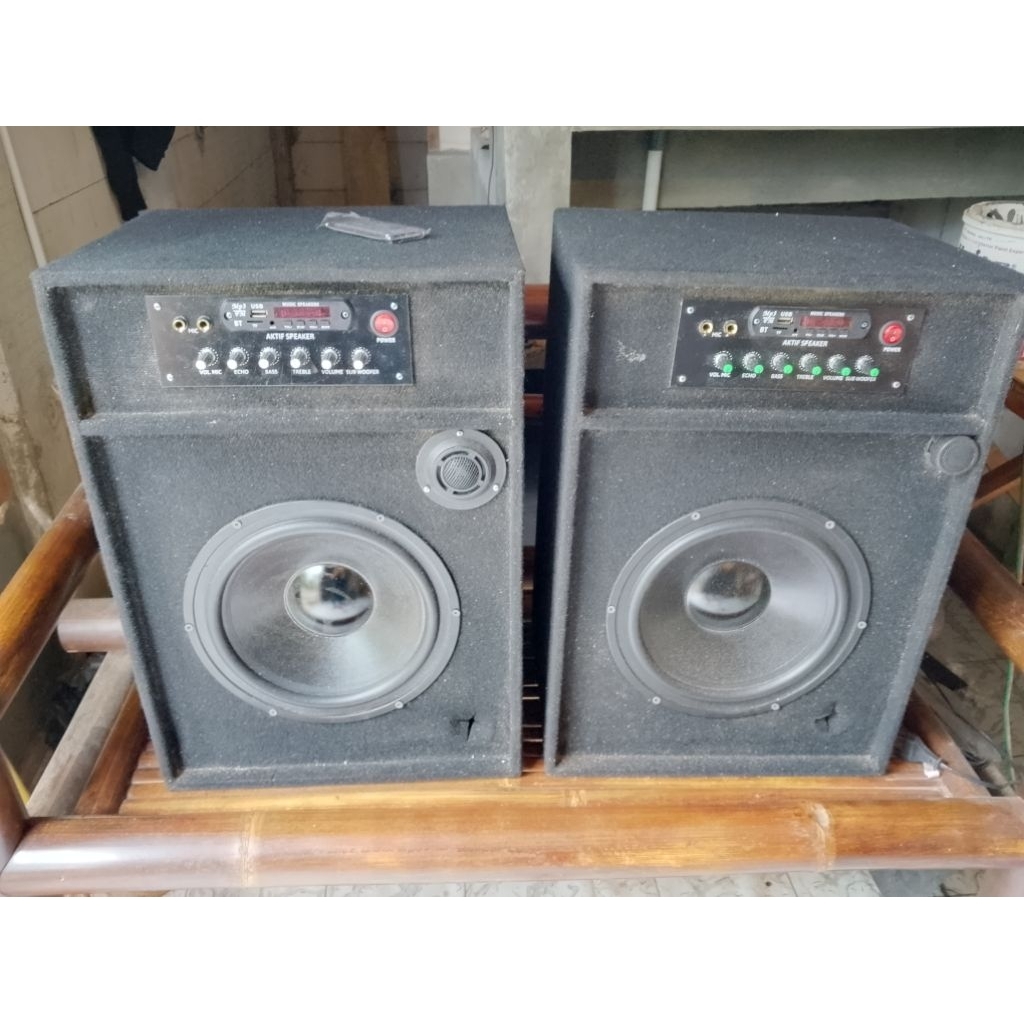 speaker aktif 10inch wofer bluetooth radio horeg