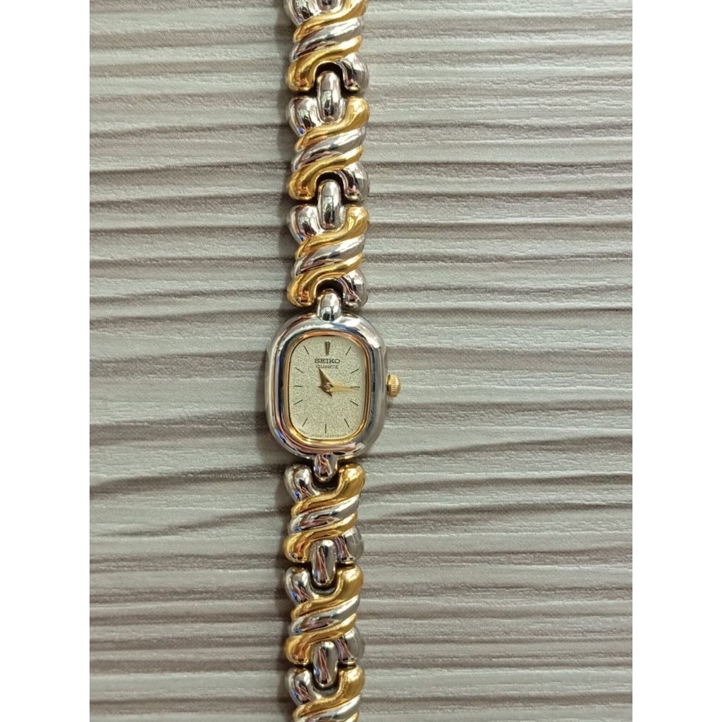 JAM TANGAN WANITA SEIKO BARU / RANTAI BRACELET GOLD ORIGINAL 100%/JAM TANGAN VINTAGE SEIKO RANTAI GE