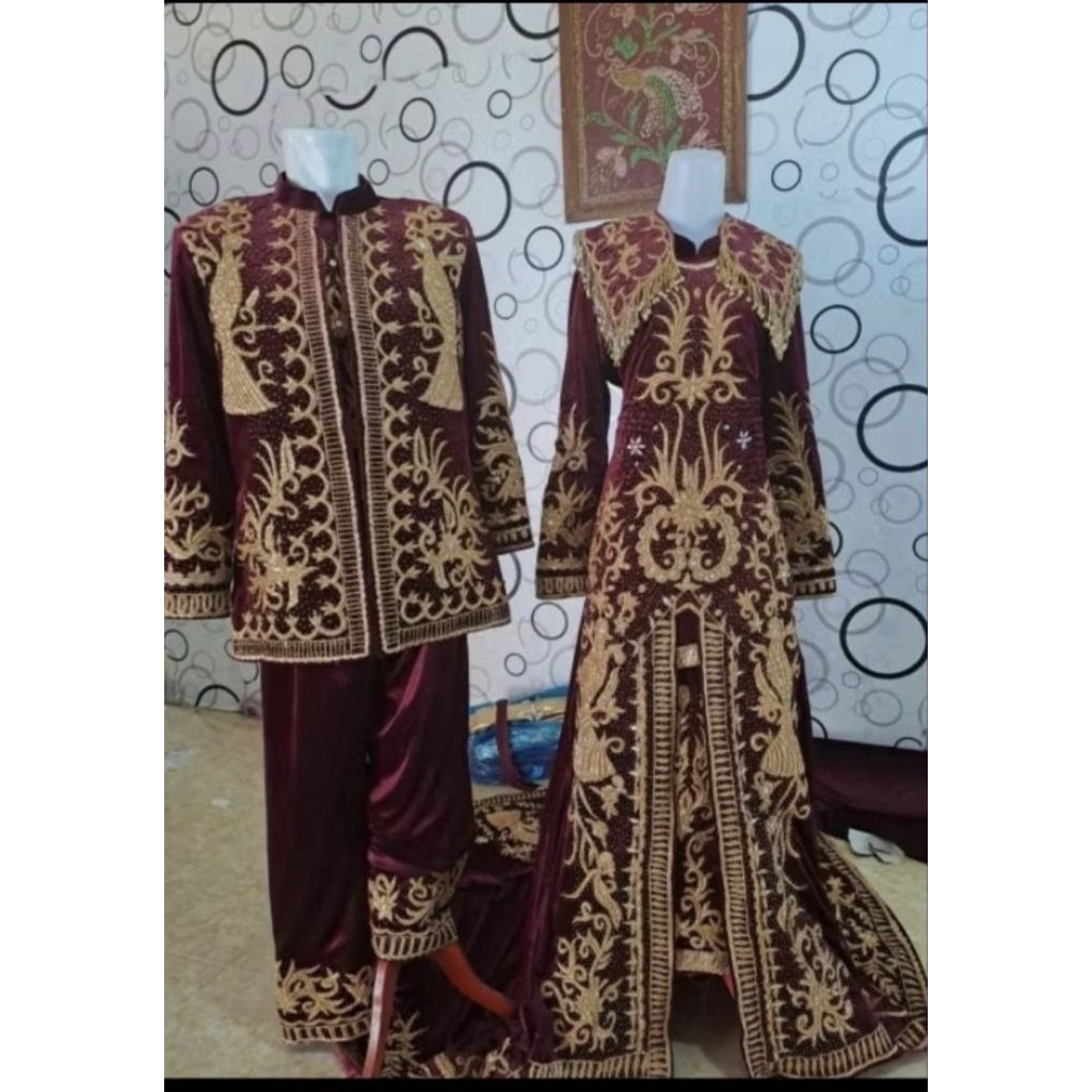 baju pengantin minang / gaun pengantin minang