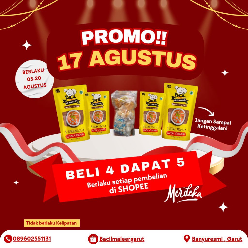 

PROMO KEMERDEKAAN baso Aci tulang rangu